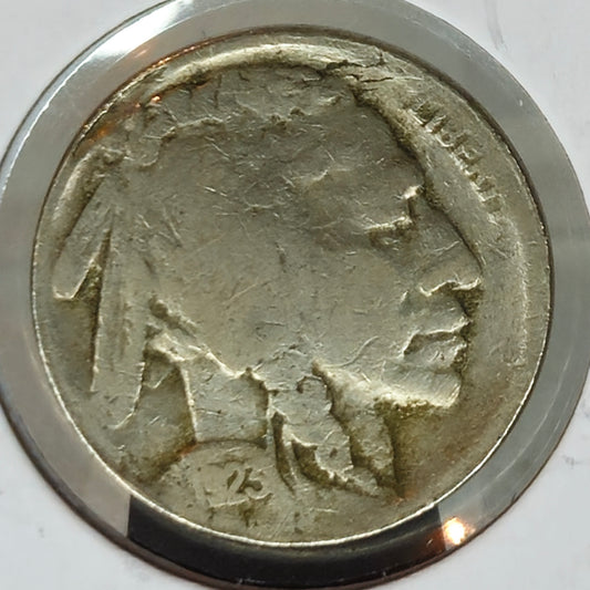 1923-S Buffalo Nickel Ungraded Very Good  San Francisco Minted Coin!!