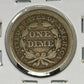 1857-P Liberty Seated Dime Ungraded Good