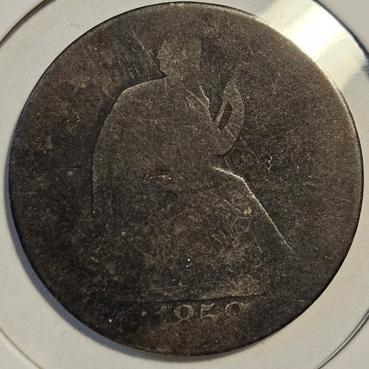 1858-O Seated Liberty Half Dollar Ungraded