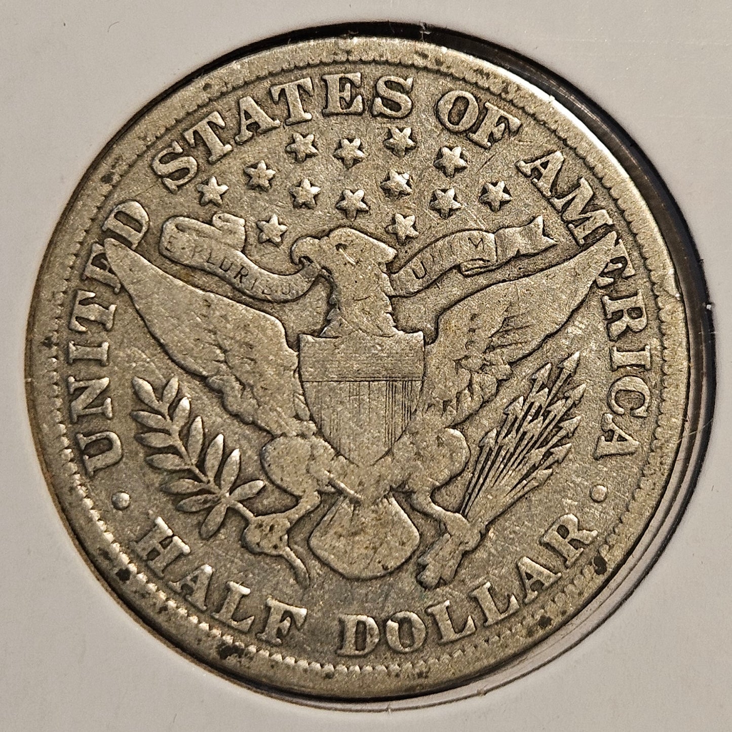 1898-P Barber Half Dollar Ungraded Very Good