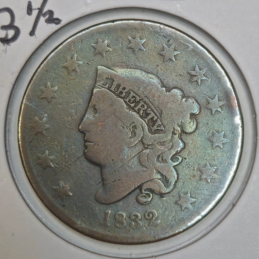 1832-P Matron Head Large Cent Ungraded Good