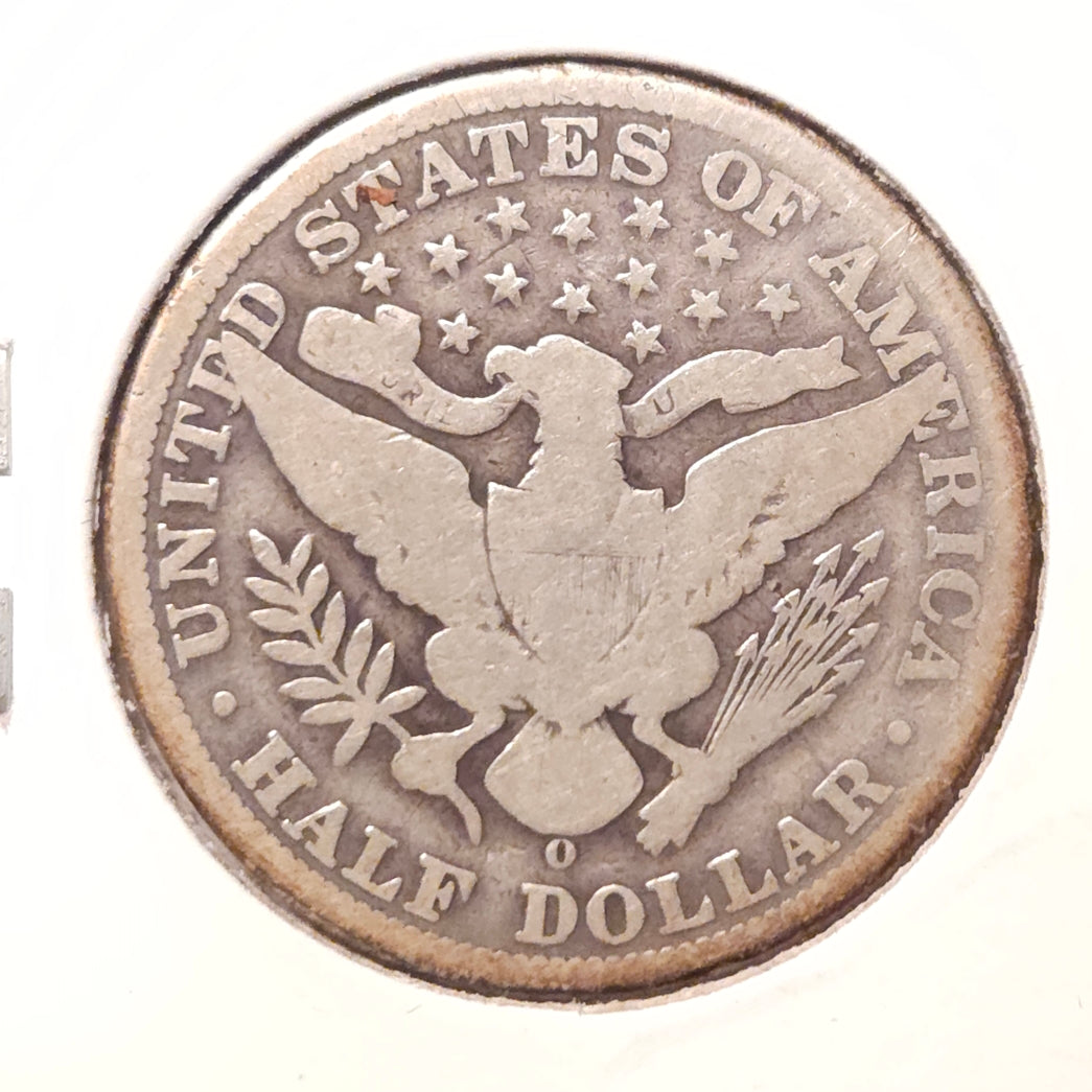 1898-O Barber Half Dollar  Ungraded Almost Good