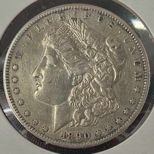 1890-S Morgan Silver Dollar Ungraded