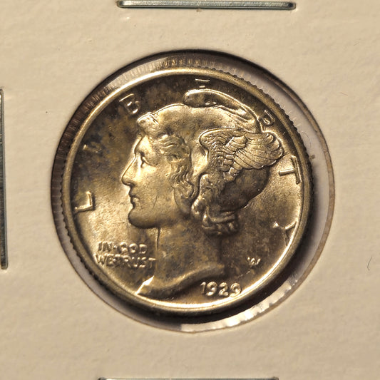 1929-P Mercury Dime Ungraded Mint State