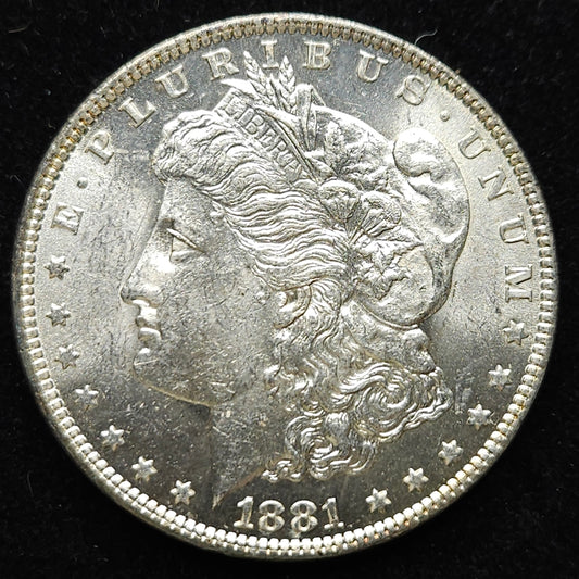 1881-O Morgan Silver Dollar Ungraded MS63