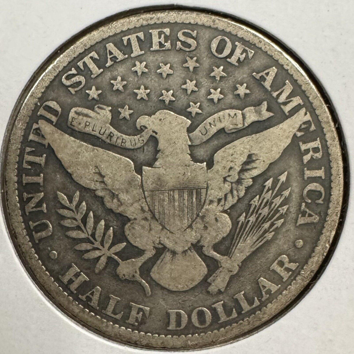 1907 Barber Half Dollar - Very Good