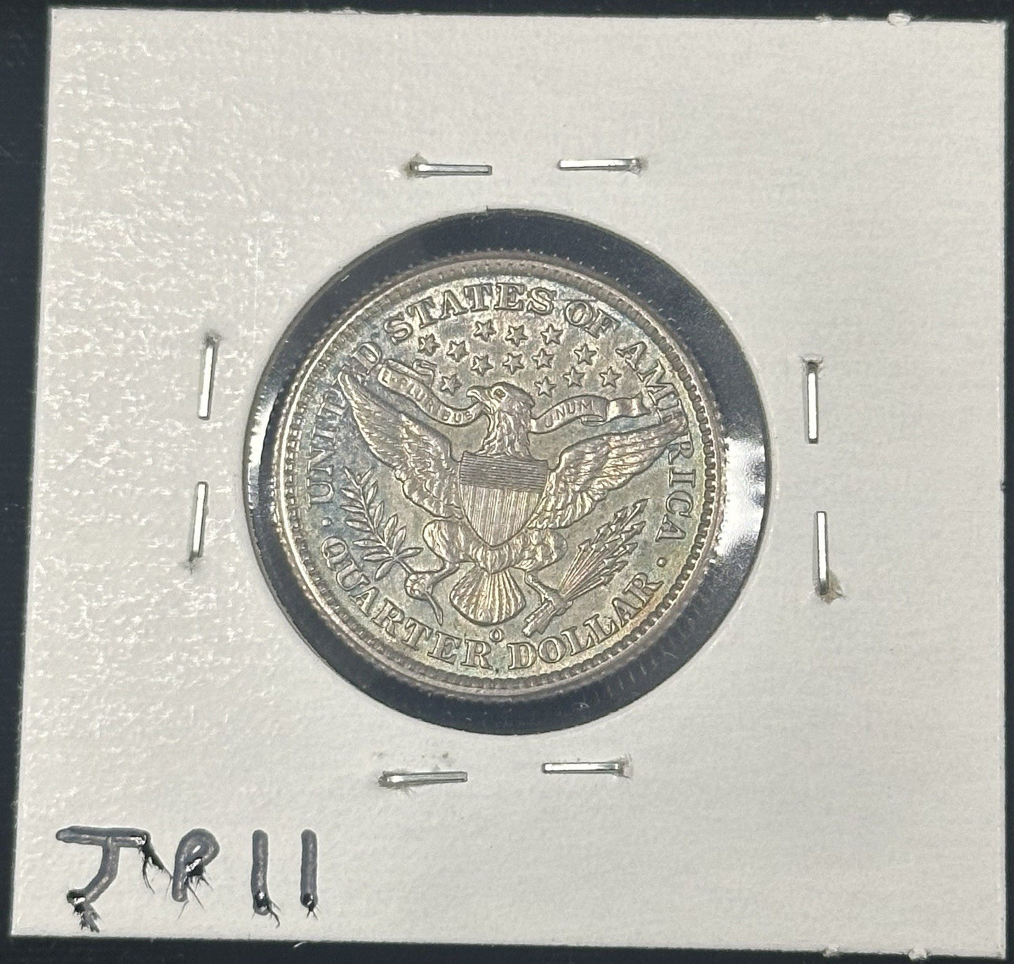 1898 O Barber Quarter Almost Uncirculated - JP11 Nice Color!