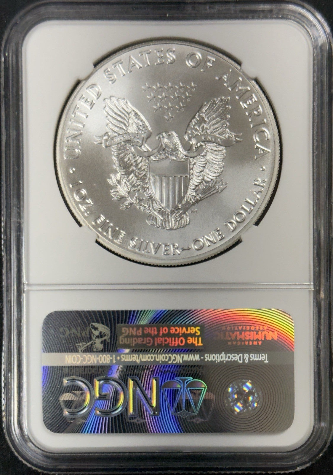 2016 Silver Eagle - NGC MS70 ( 40742 )