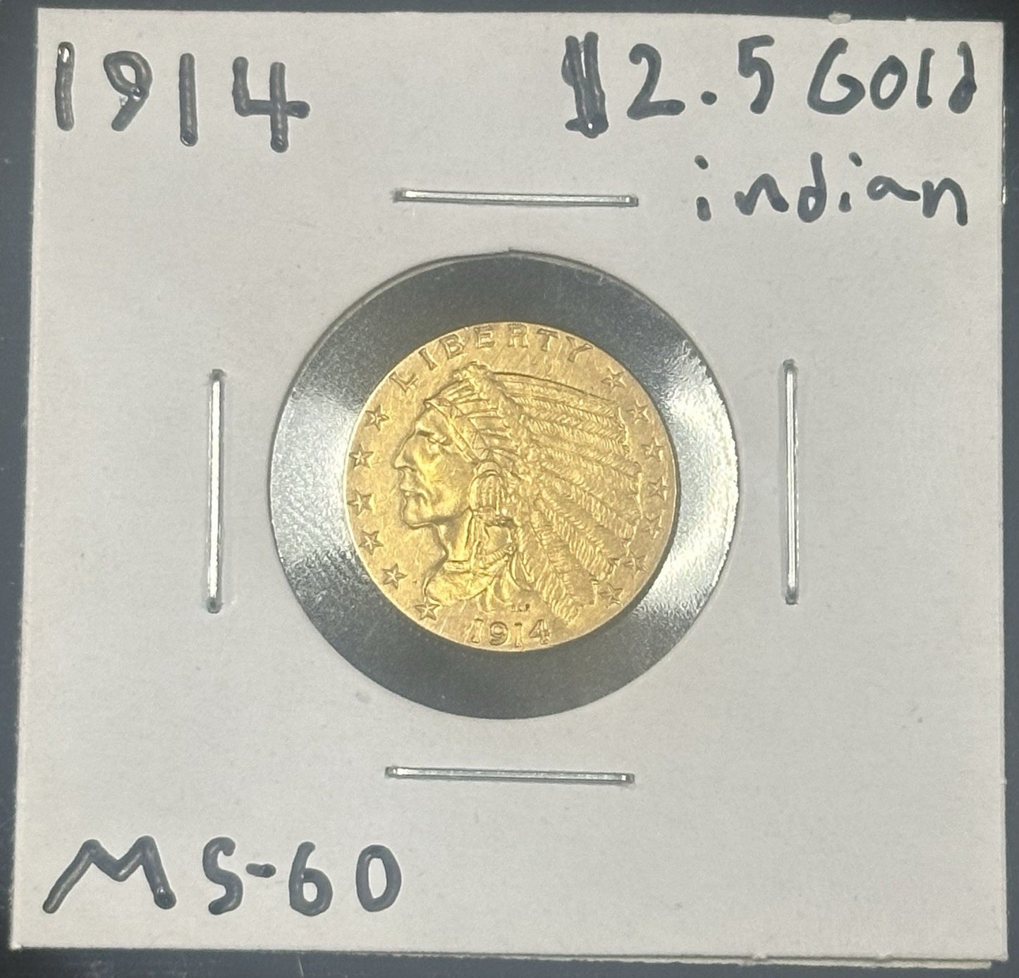 1914 $2.5 Gold Indian Mint State