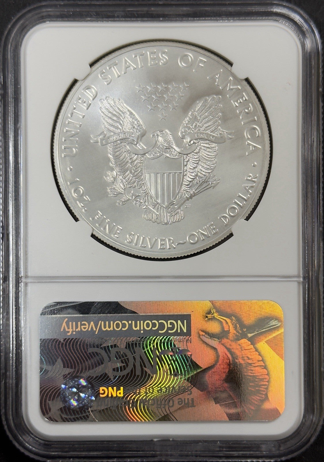 2017 Silver Eagle - NGC MS70 ( 40734 )