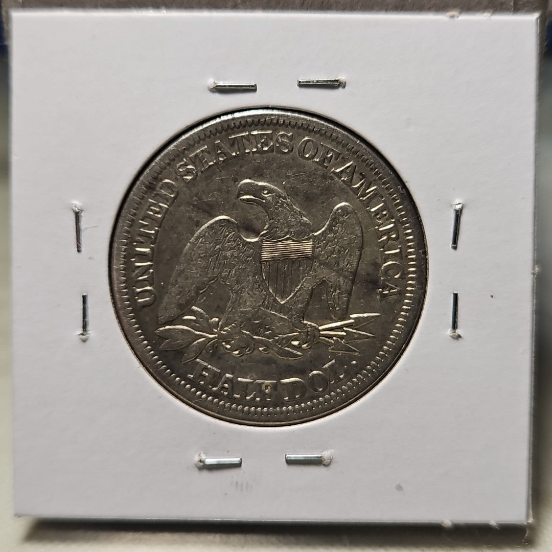 1854 Liberty Seated Half Dollar Very Good B1079