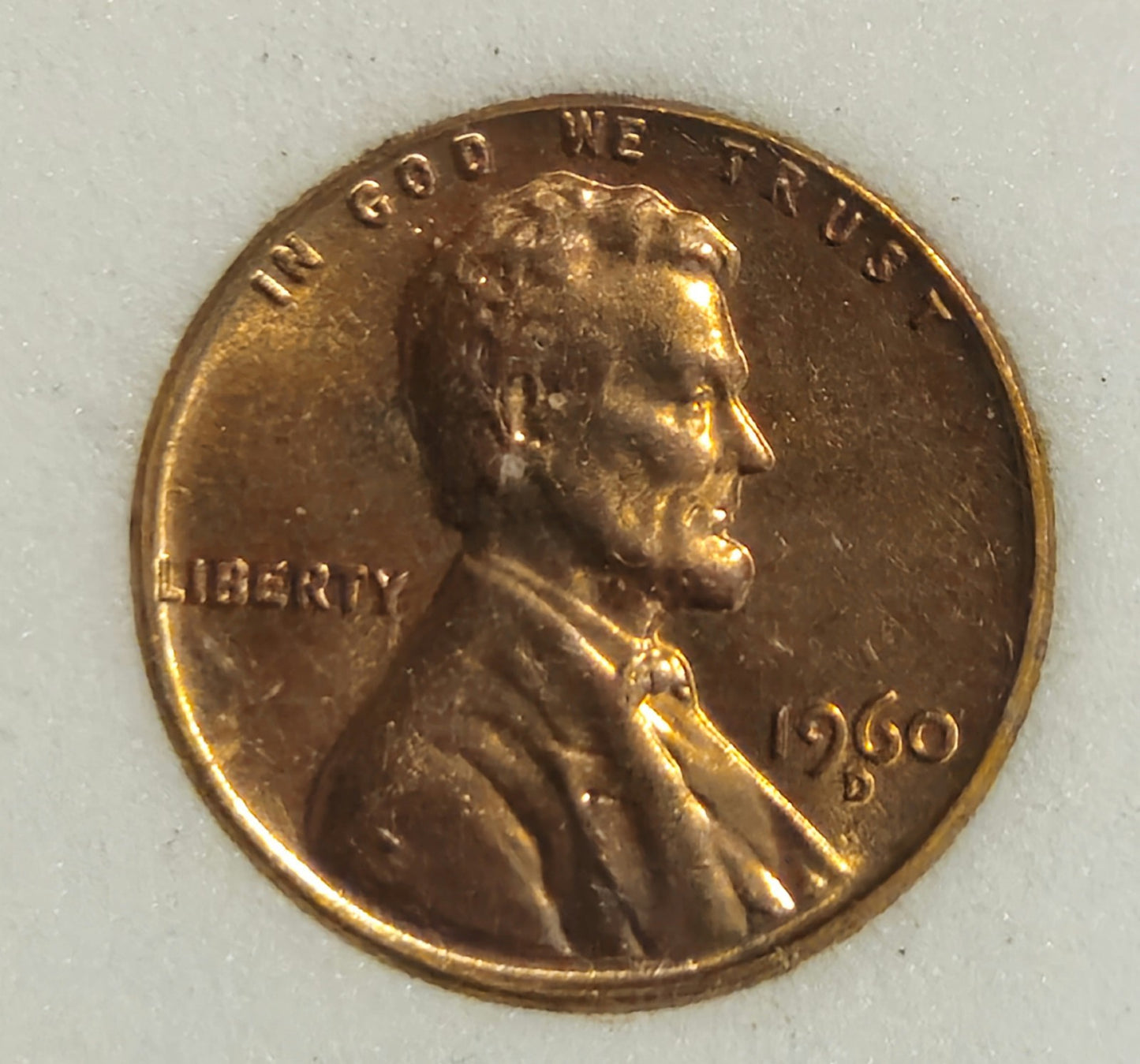 1960-D/D Lincoln Cent Error RPM-013 Wexler WRPM-003 Die Stage B (B1125)