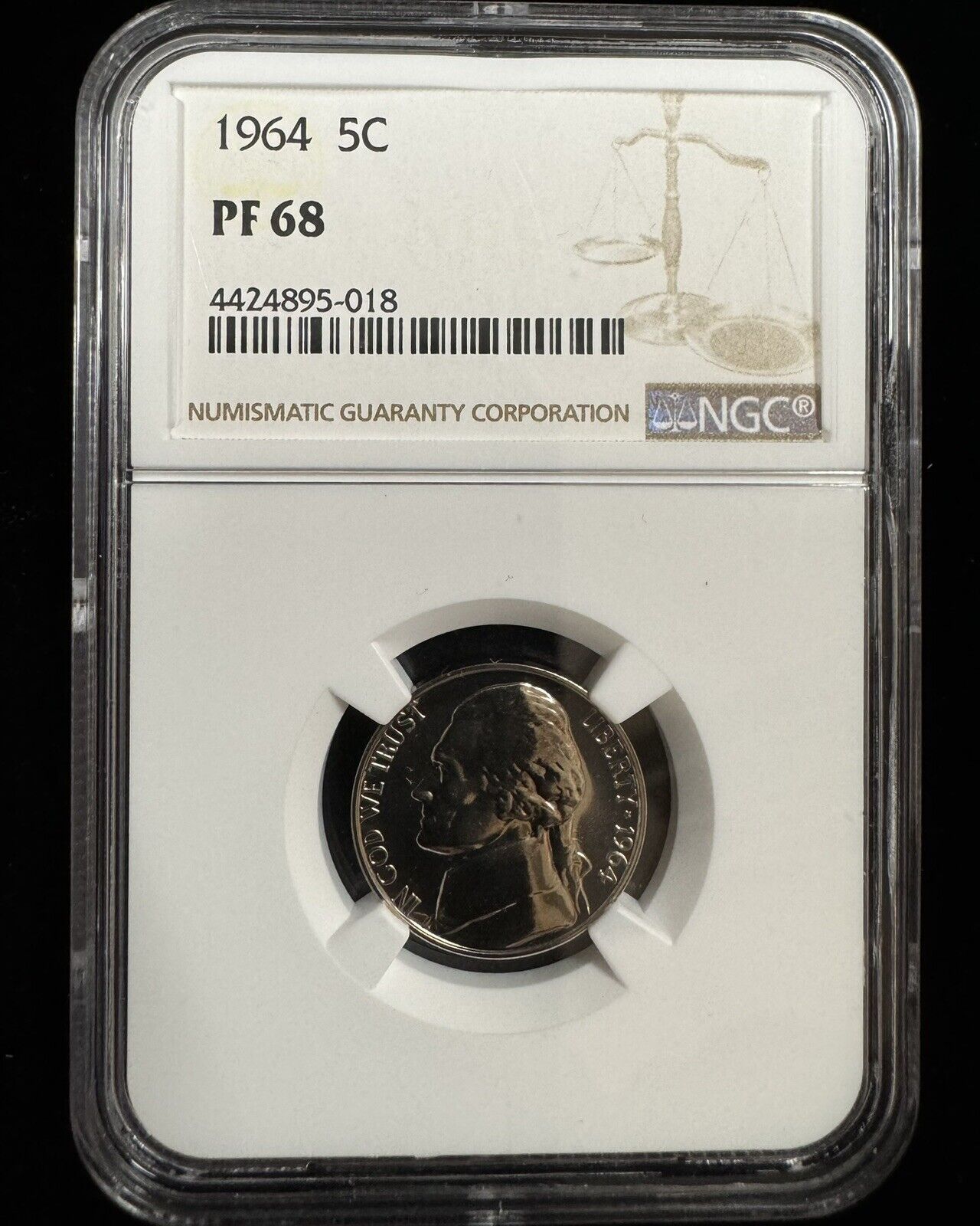 1964 Jefferson Nickel NGC - PF68