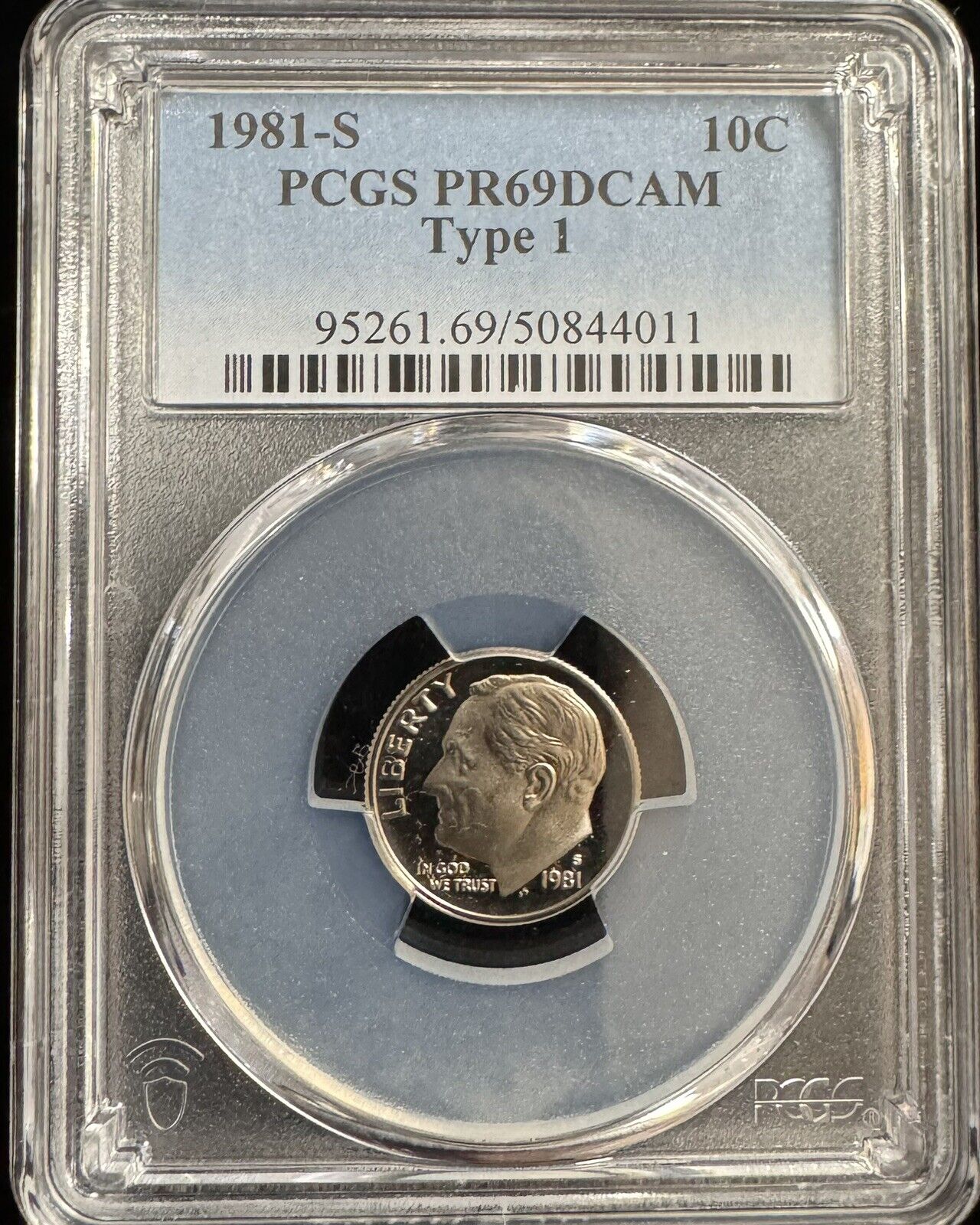 1981 S Roosevelt Dime PCGS - PR69 DCAM Type 1