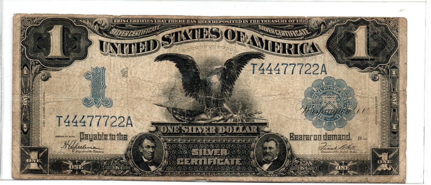 1899 Black Eagle Silver Certificate Fr.236 S/N 44477722 Fine B1131
