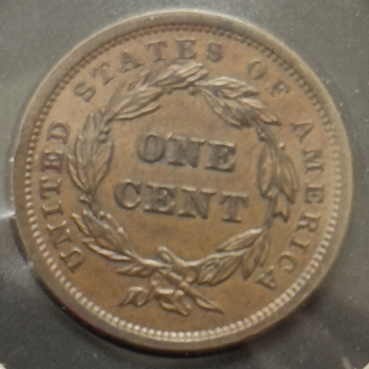 1840 Braided Hair Large Cent Small Date - Almost Uncirculated *Crackout* (40481)