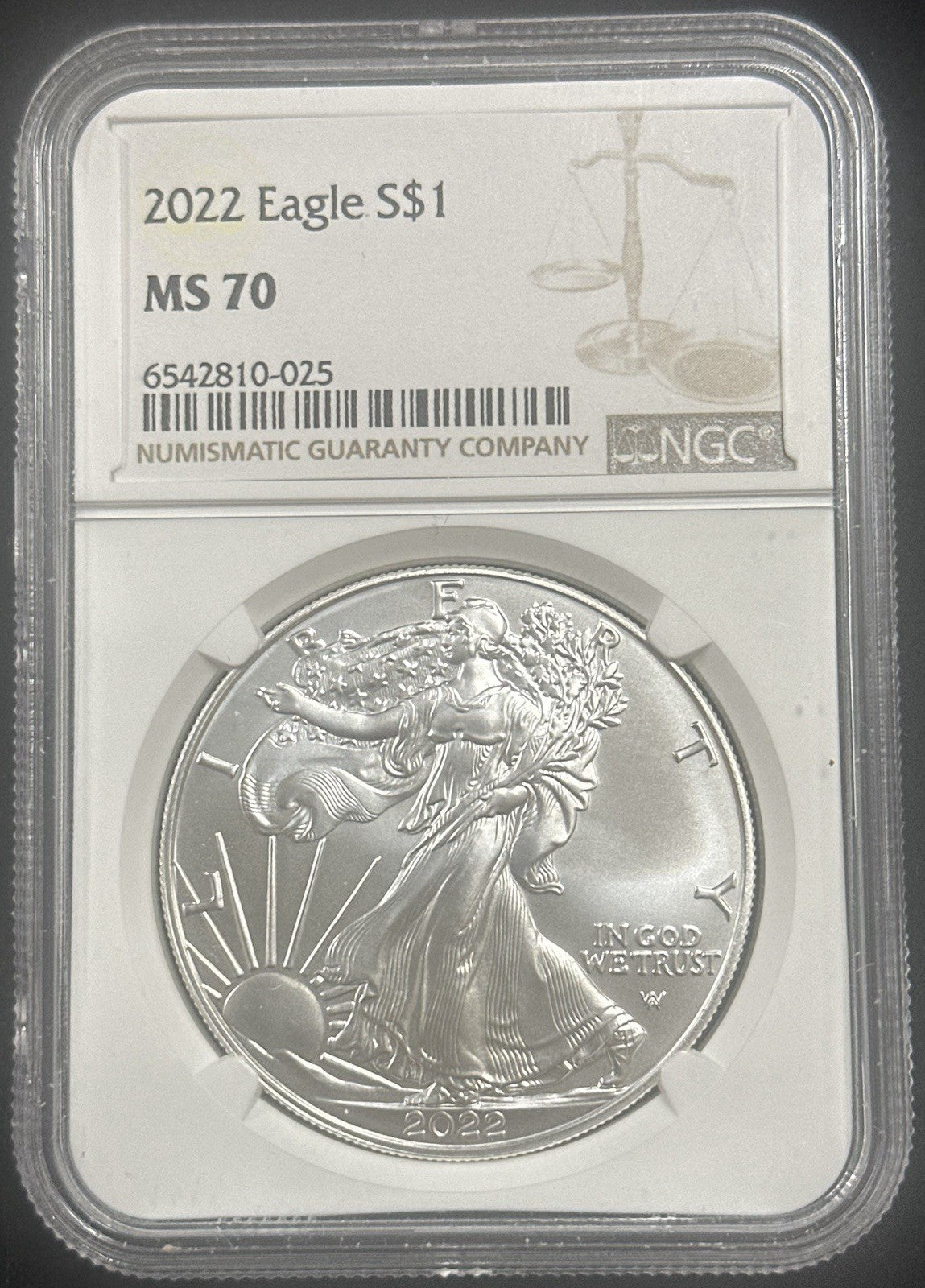 2022 Silver Eagle NGC MS70 - JP45