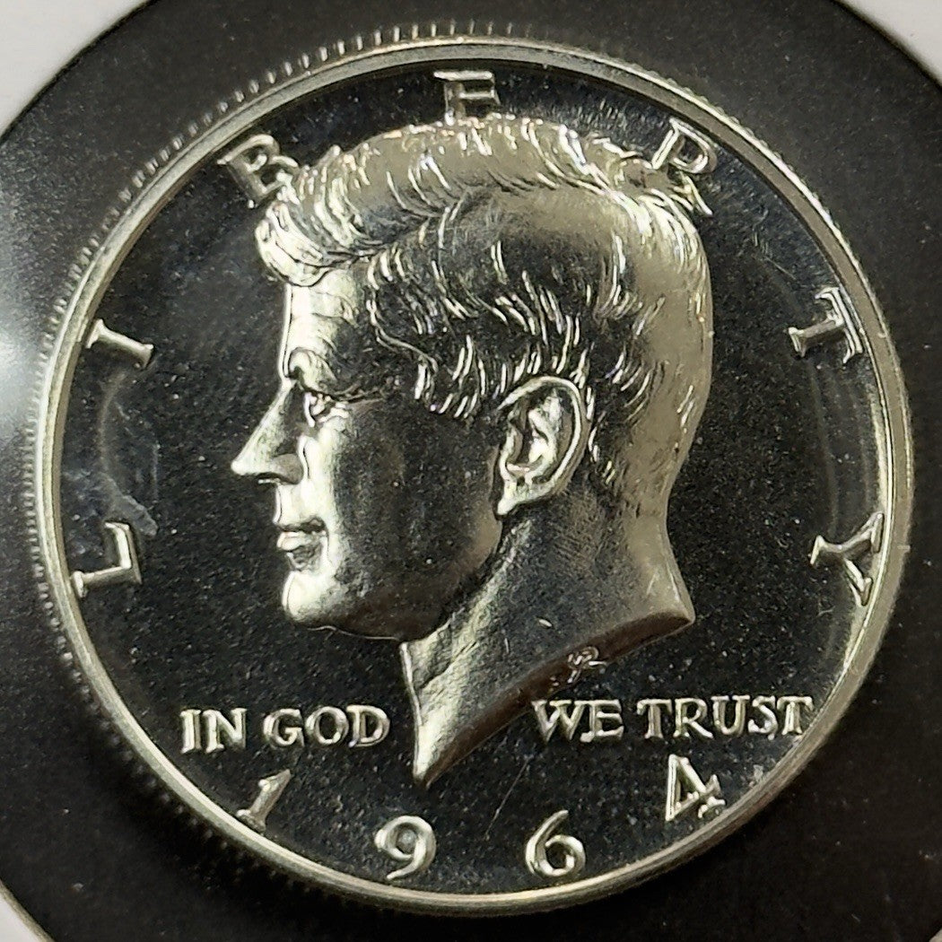 1964 Kennedy Half Dollar - Proof *Crackout* ( 40511 )