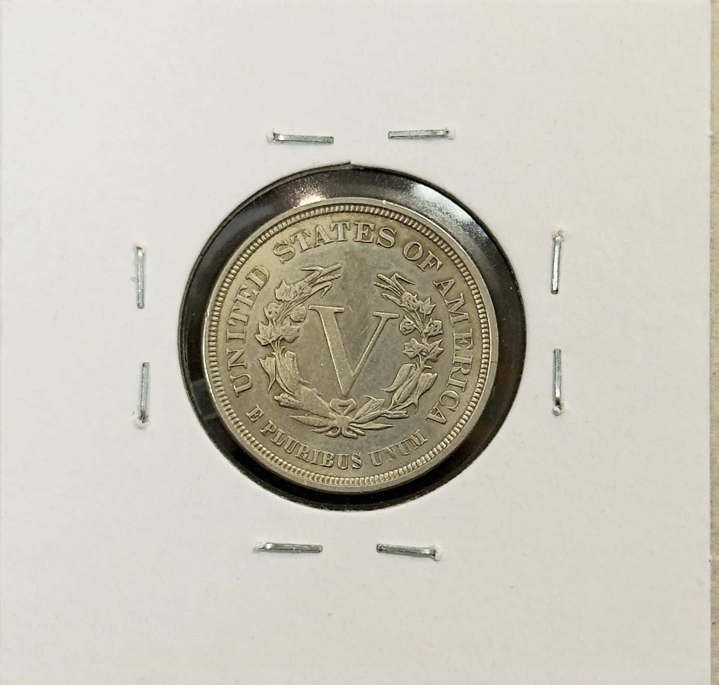 1883 V Nickel No Cents - Almost Uncirculated ( 40514 )