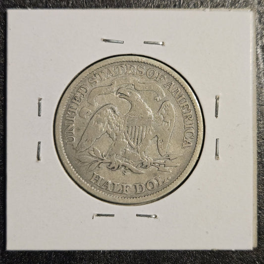 1871-S Seated Half Dollar Fine (A6W3)