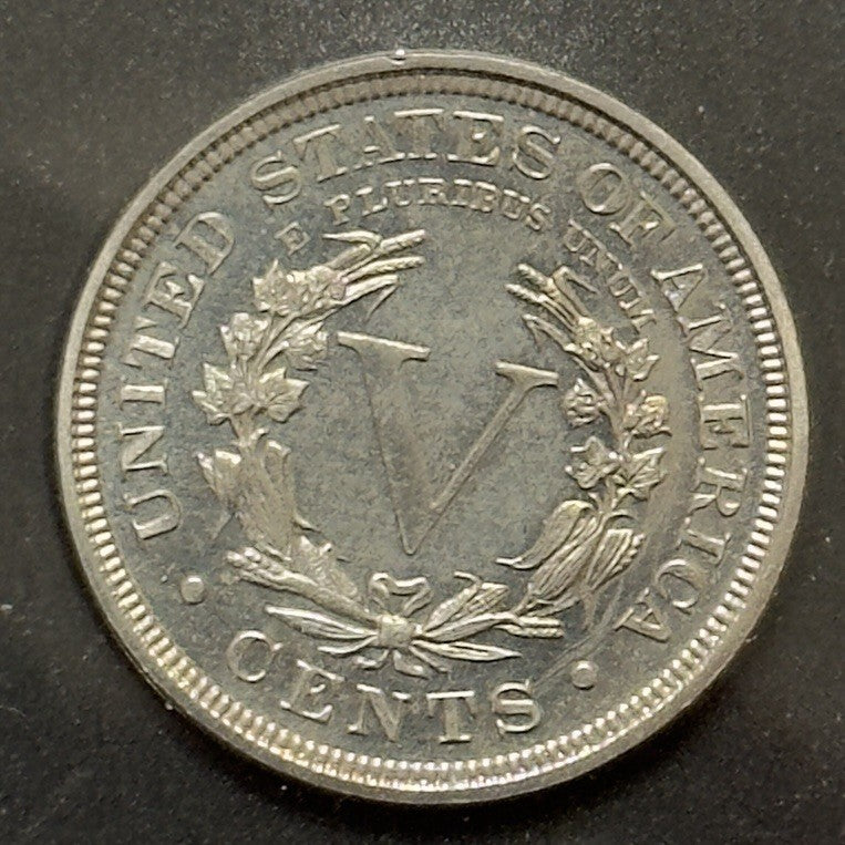 1907 V Nickel - Proof *Crackout* ( 40491 )
