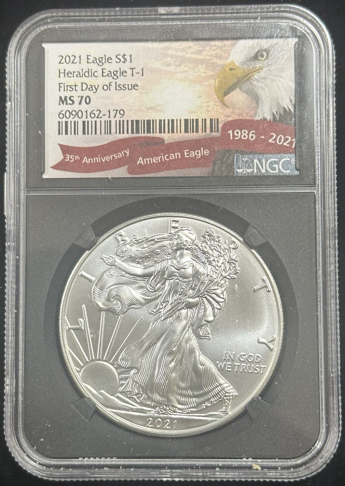 2021 Type 1 Silver Eagle NGC MS70 - JP51