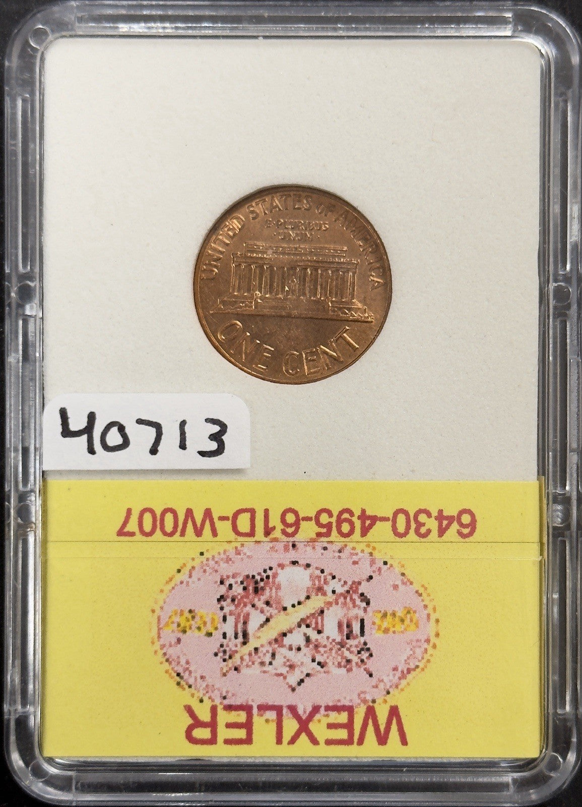 1961-D/D/D Lincoln Cent Error RPM-007 Wexler WRPM-007 ( 40713 )