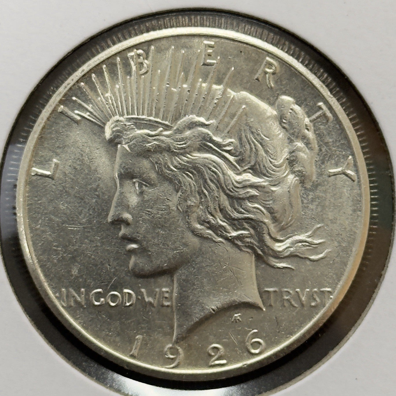 1926 S Peace Dollar - Mint State *Crackout* ( 40503 )