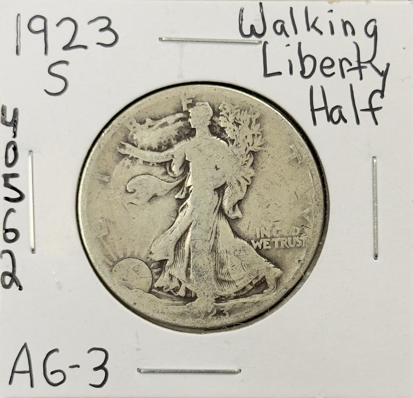 1923 S Walking Liberty Half Dollar - About Good ( 40562 )