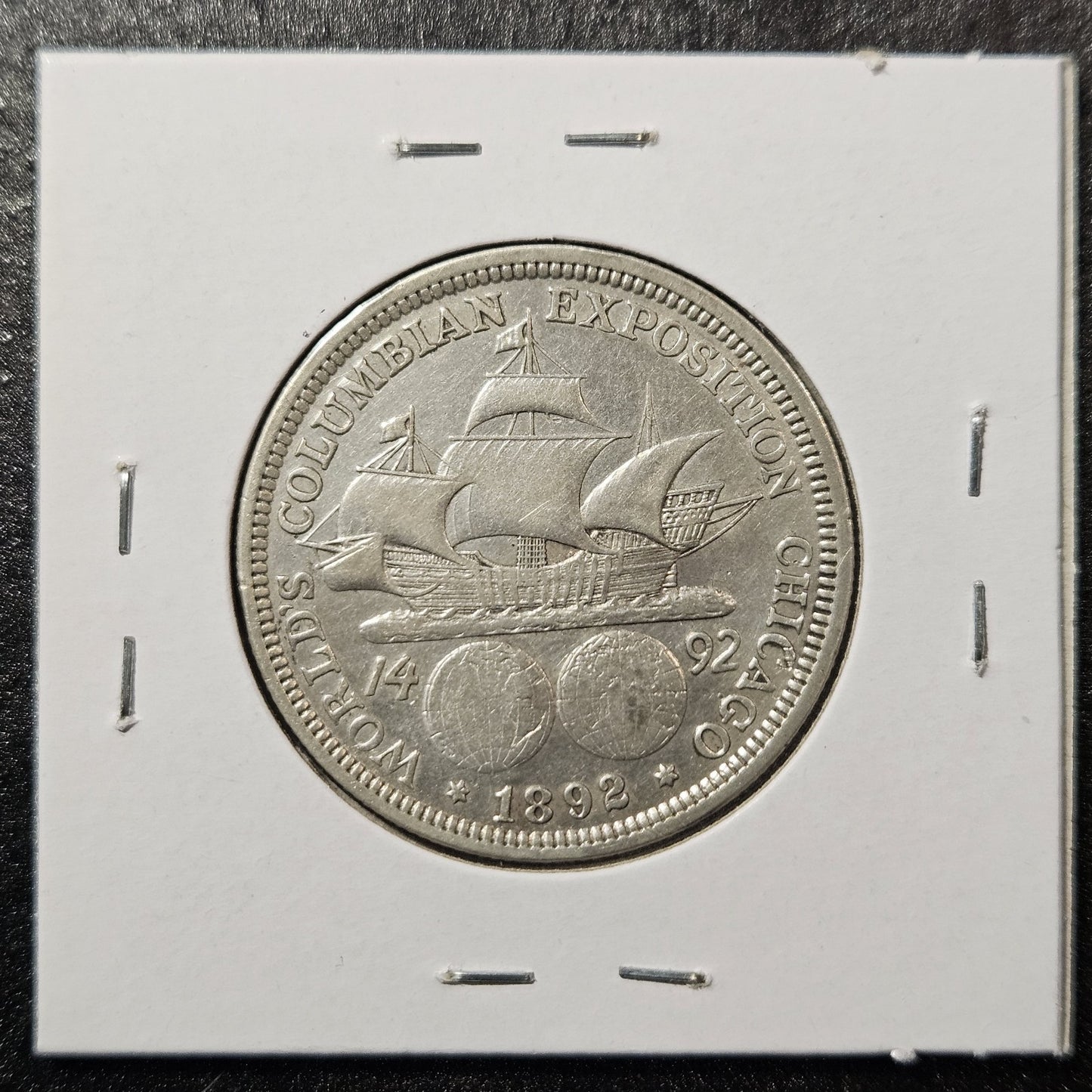 1892 Columbian Expo Commemorate Half Dollar Extra Fine (A6UT)