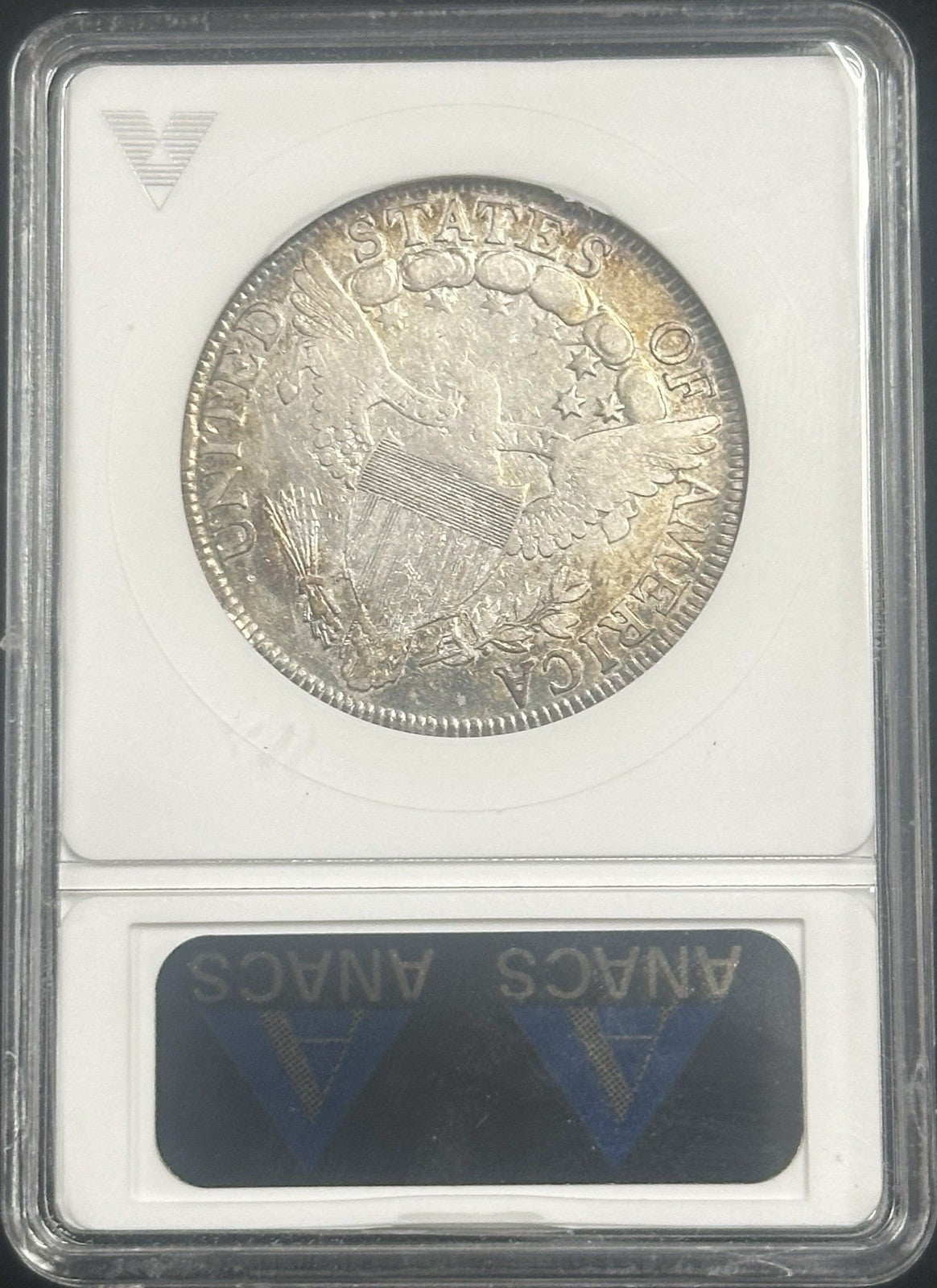1807 Draped Bust Half Dollar ANACS Fine 12 Details Cleaned - A6U7