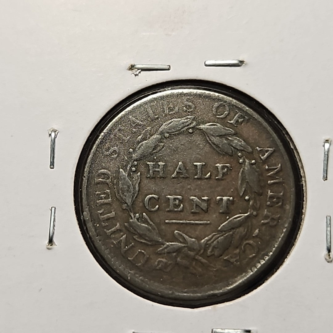 1809 Classic Head Half Cent Fine B1081