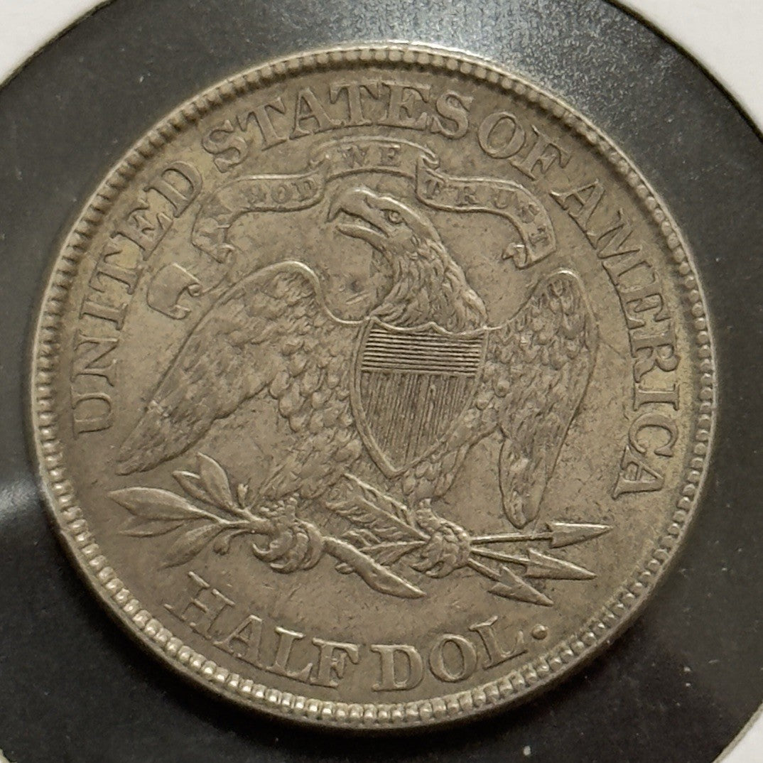 1874 Seated Half Dollar - Almlst Uncirculated *Crackout* ( 40500 )