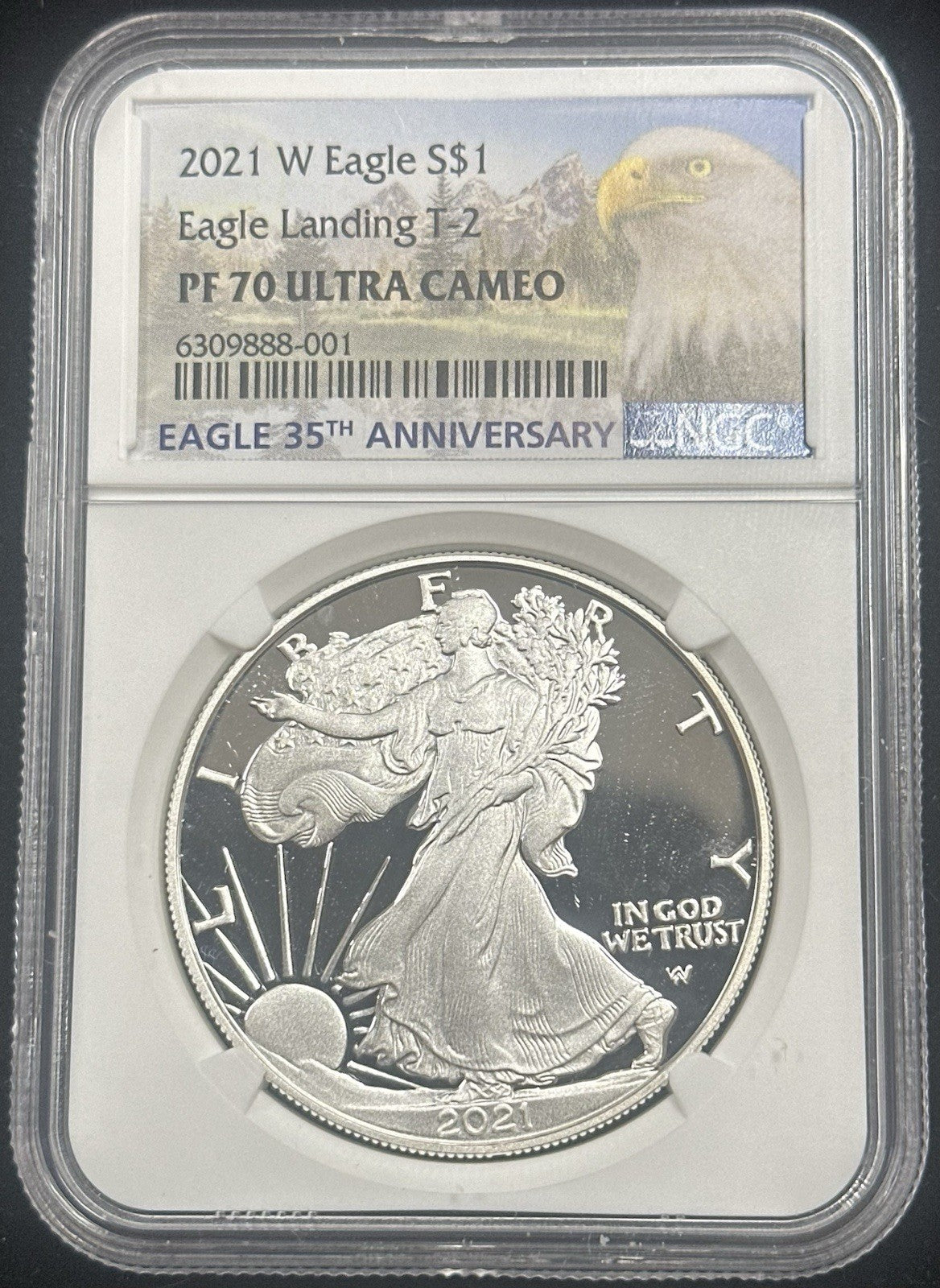 2021 W Type 2 Silver Eagle PF70 Ultra Cameo - JP41