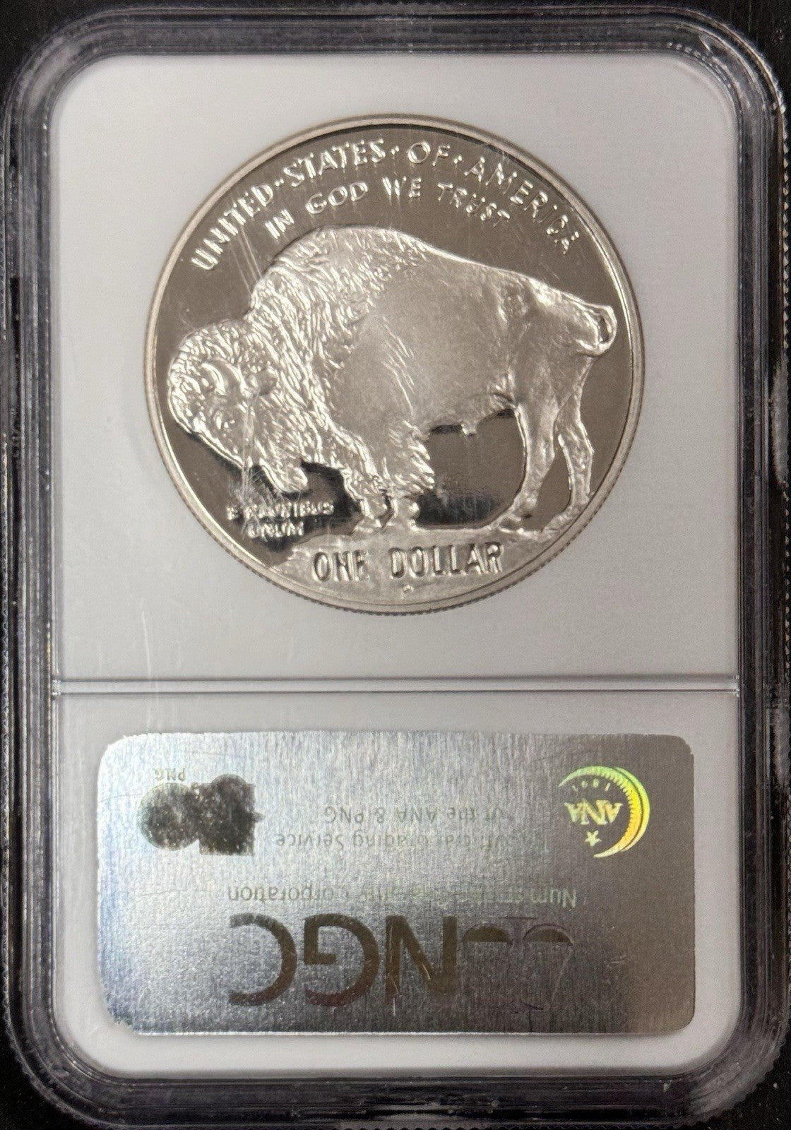 2001 P American Buffalo Silver Commomemerative Dollar - NGC PF 69 Ultra Cameo