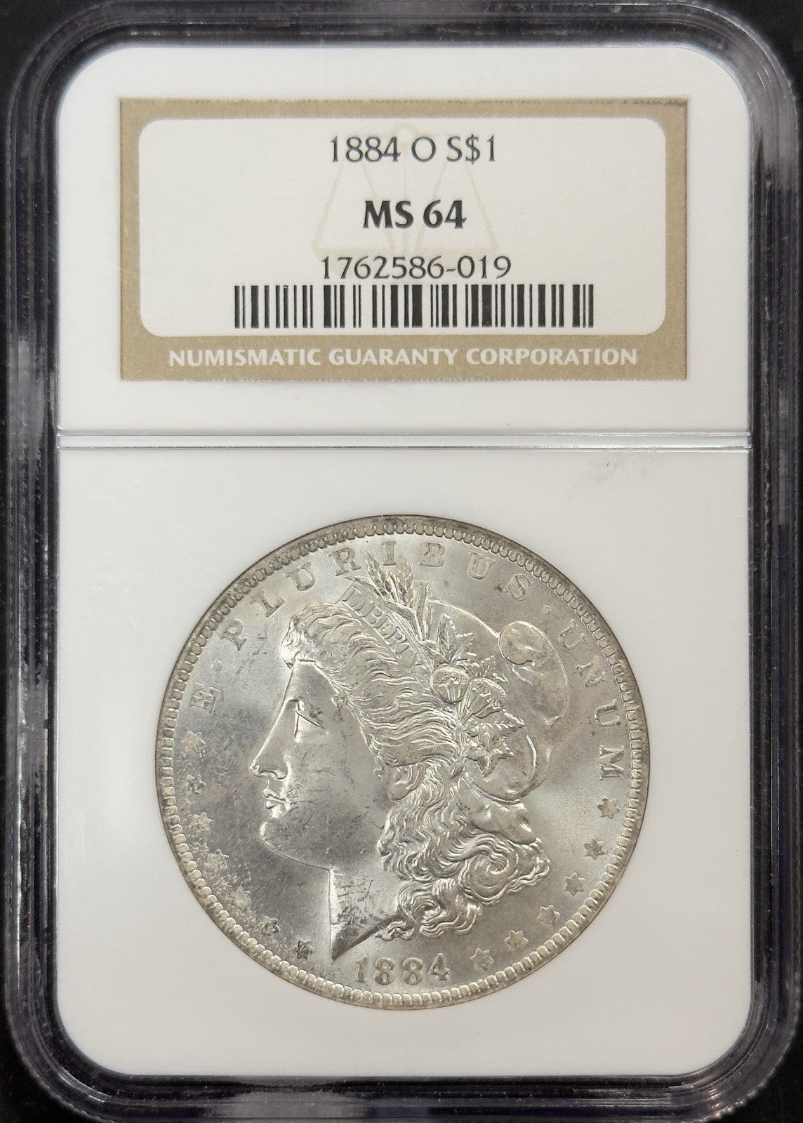 1884 O Morgan Dollar - NGC MS64 ( 40525 )