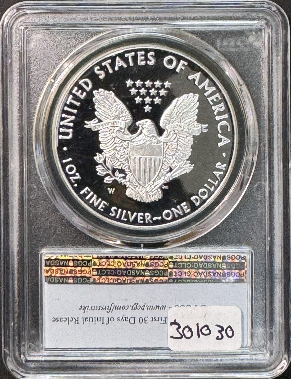 2016 W American Eagle Lettered Edge- PCGS PR70 DCAM ( 301030 )
