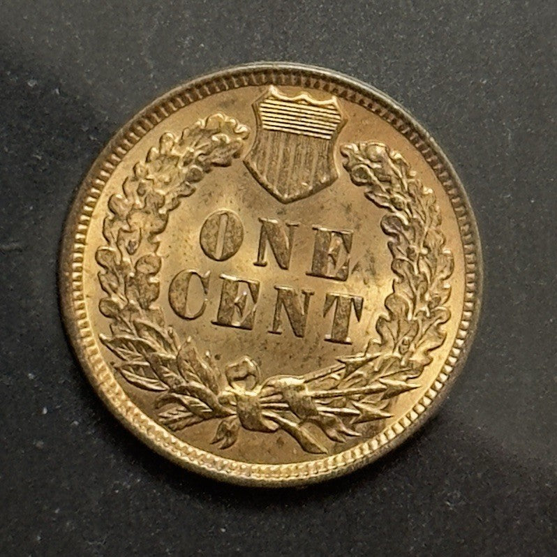 1909 Indian Head Cent - Mint State *Crackout* ( 40488 )