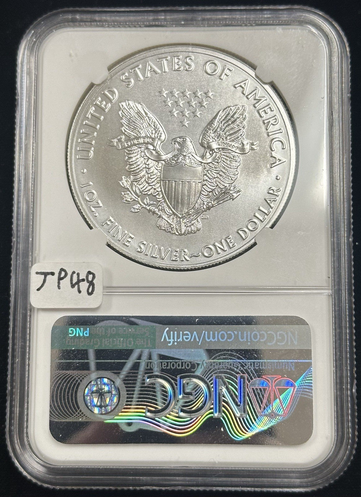 2021 (S) Type 1 Silver Eagle NGC MS70 - JP48