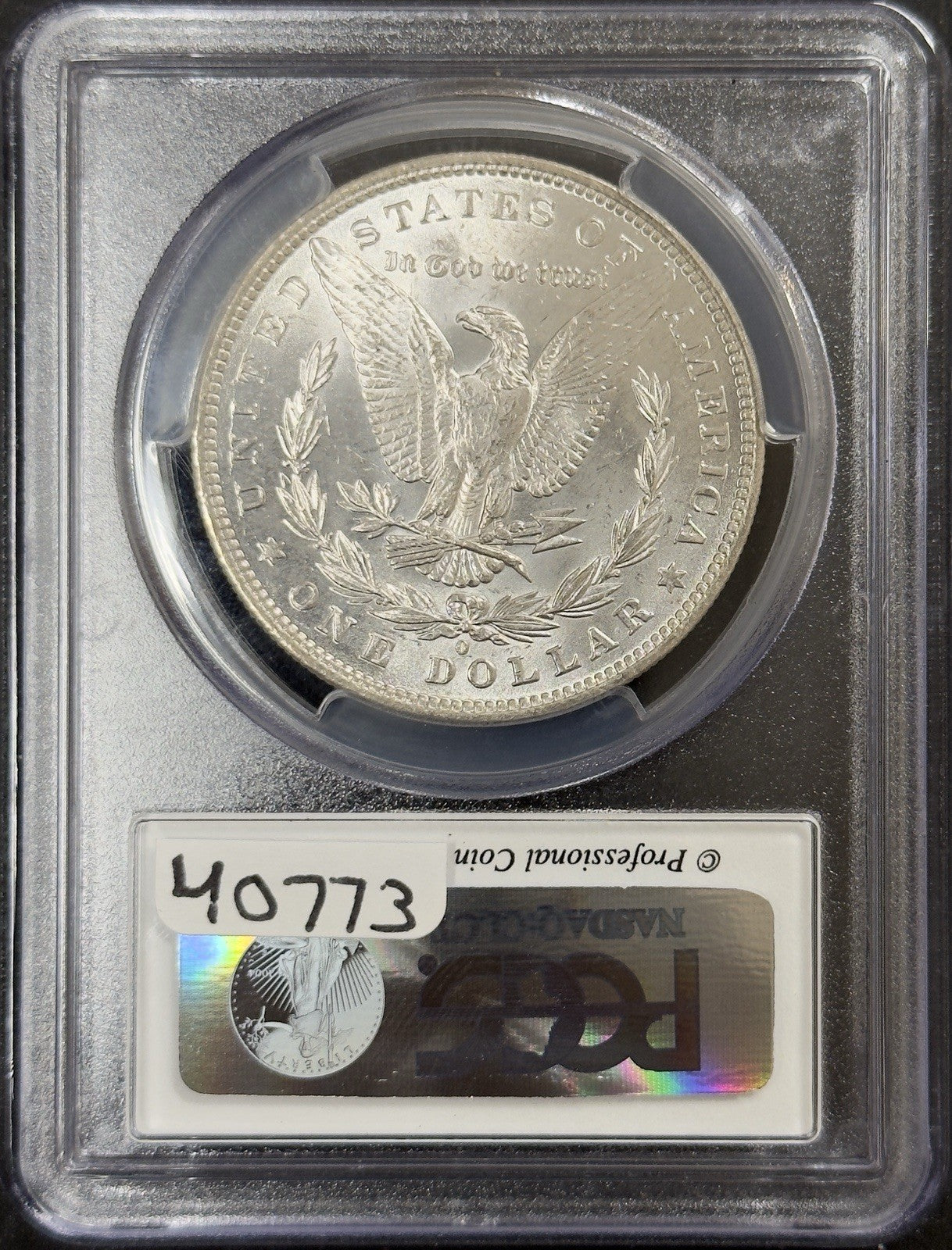 1881 O Morgan Dollar - PCGS Brilliant Uncirculated ( 40773 )