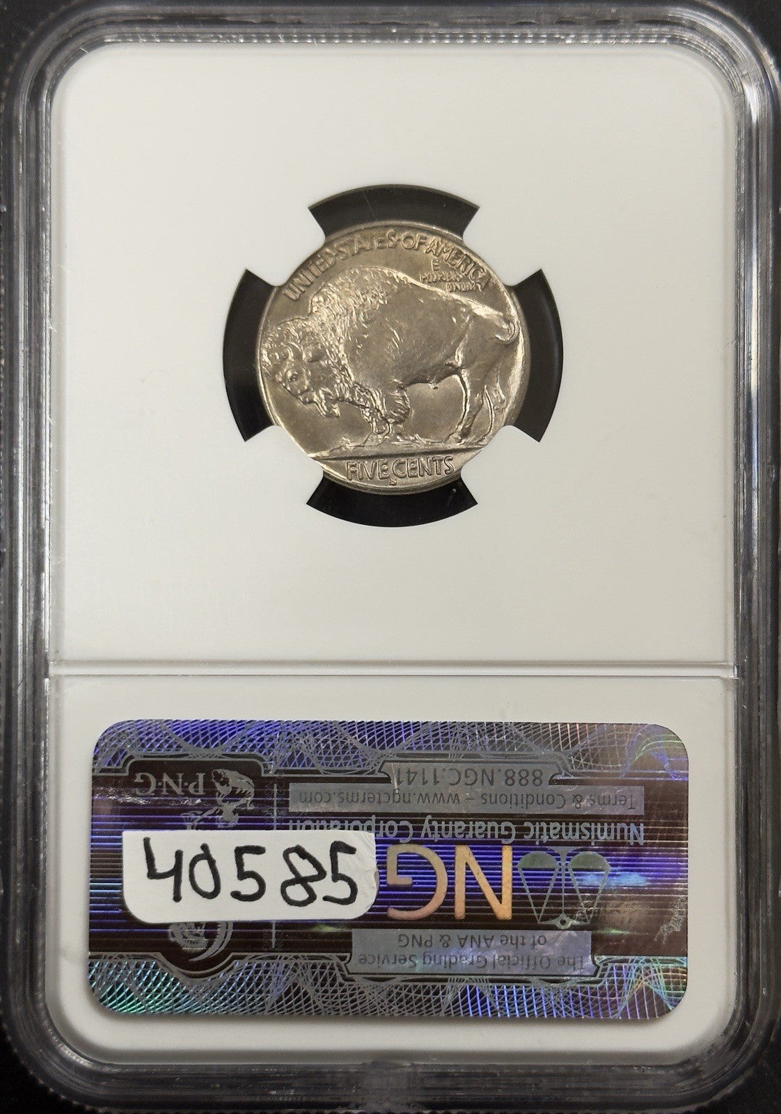 1937 S Buffalo Nickel - NGC MS64