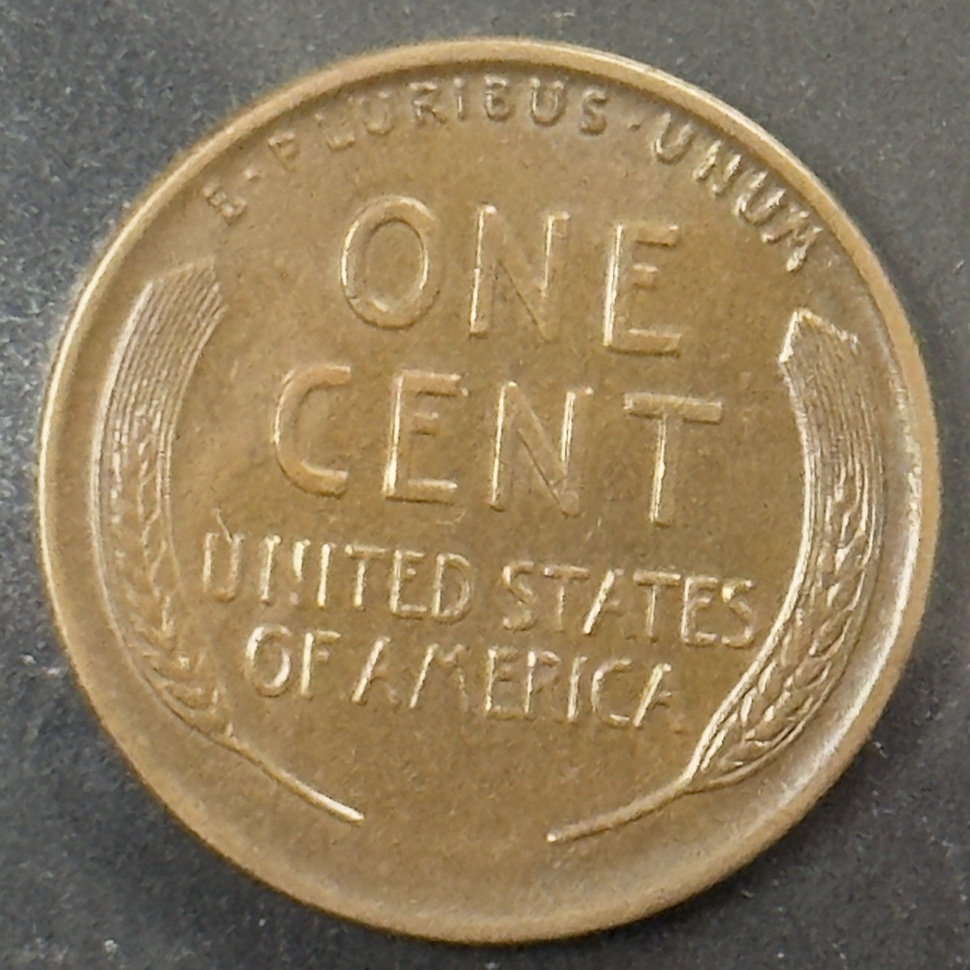 1914 D Wheat Cent - Almost Uncirculated *Crackout* ( 40485 )