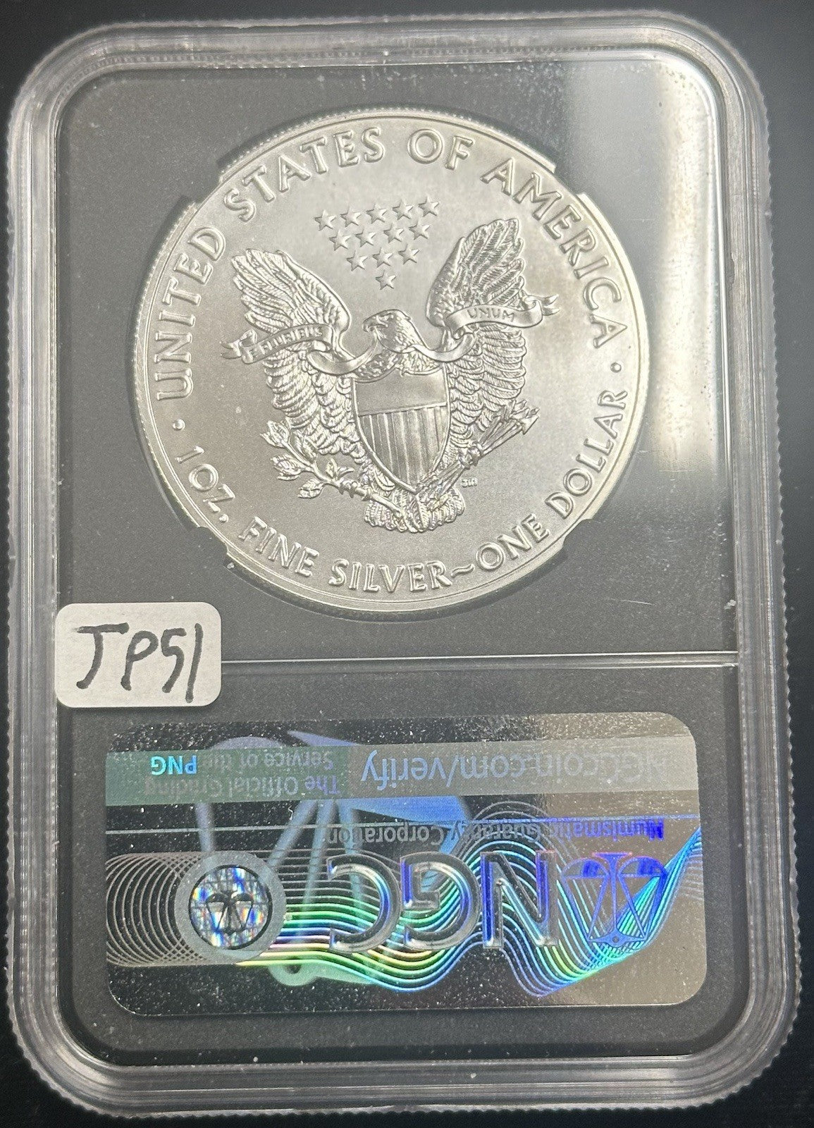 2021 Type 1 Silver Eagle NGC MS70 - JP51