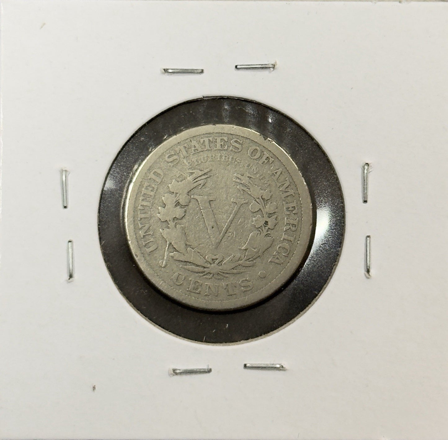 1886 V Nickel - Good ( 40551 )