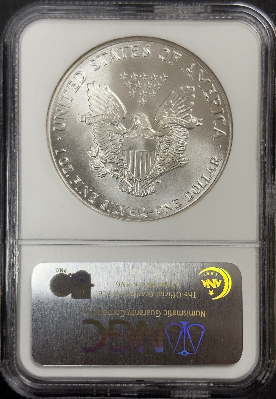 1986 Silver Eagle - NGC MS69 ( 40810 )