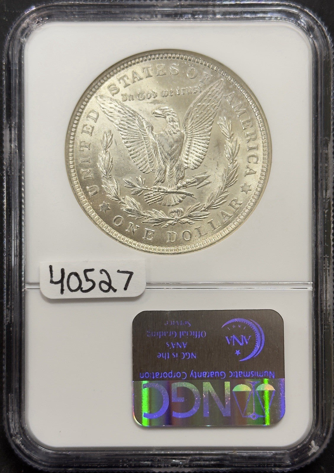 1921 Morgan Dollar - NGC Brilliant Uncirculated ( 40527 )