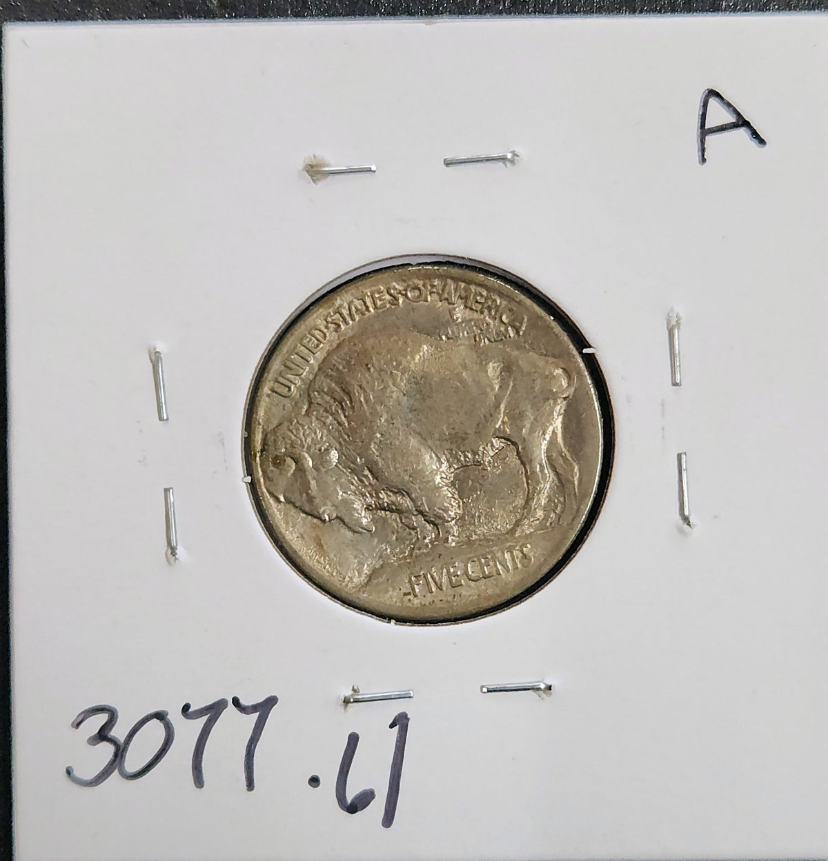 1913 Buffalo Nickel Type 1 MS-61 3077.61-A — Reverse