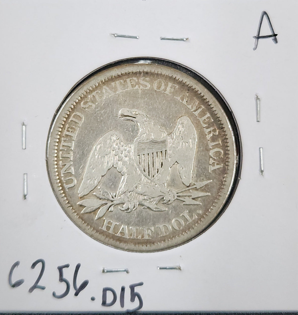 1842 Liberty Seated Half Dollar Fine 6256.D15-A — Reverse