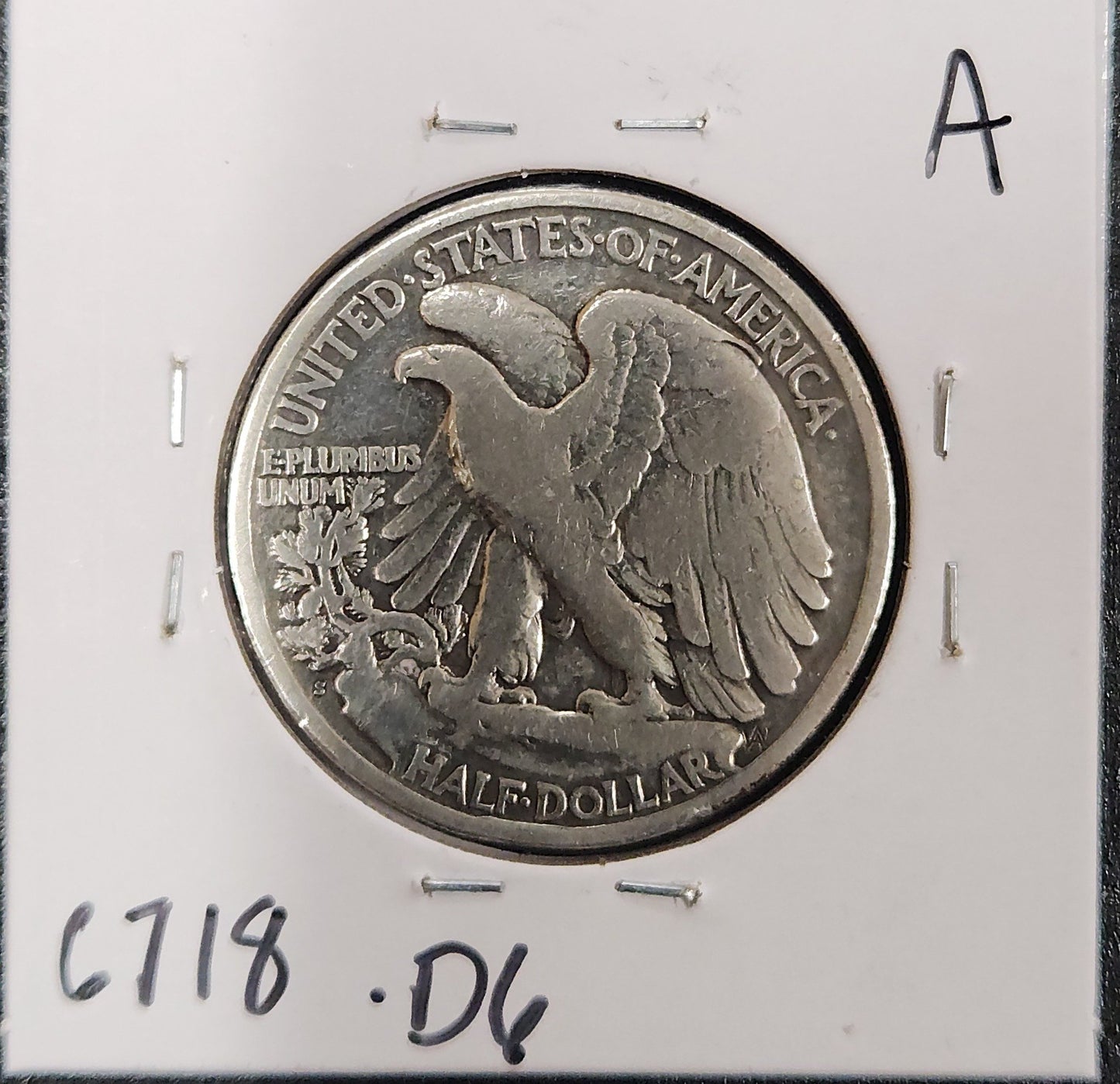 1918-s Walking Liberty Half G — Reverse