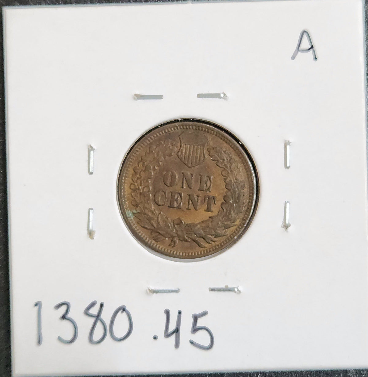 1888 Indian Head Cent XF-45 1380.45-A — Reverse